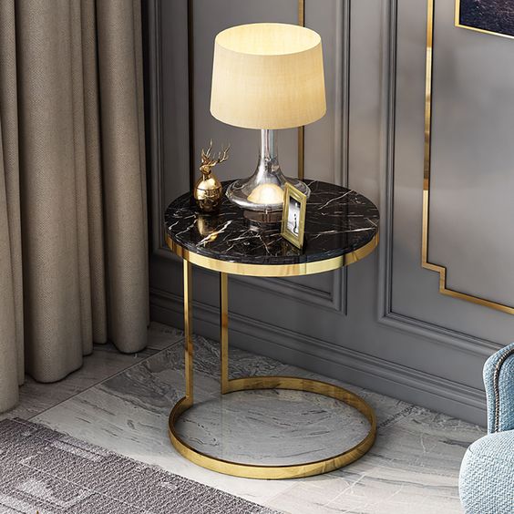 Metallic Marvel: The Perfect Side Table - Ace Crafts Emporio