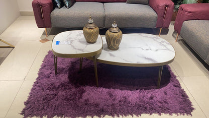 Glamorous Gold Nesting Table Set – Stylish Accent for Modern Interiors
