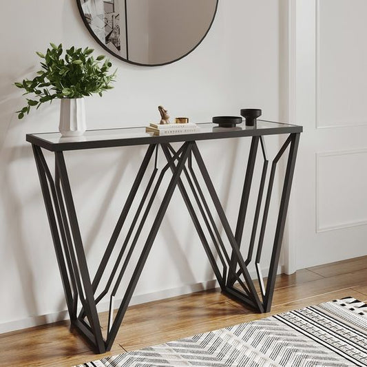 Black Diamond Console: Uniquely Chic Accent for Any Room - Ace Crafts Emporio