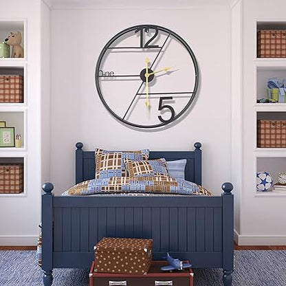 Modern Metal Marvel: The Contemporary Wall Clock - Ace Crafts Emporio