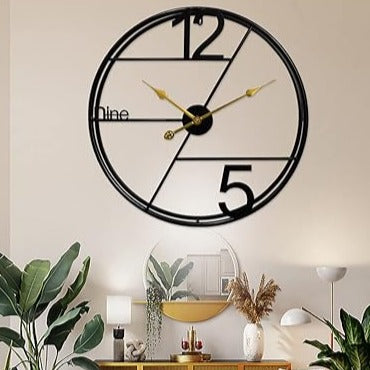 Modern Metal Marvel: The Contemporary Wall Clock - Ace Crafts Emporio