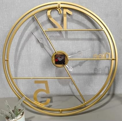 Modern Metal Essence: The Stylish Wall Clock - Ace Crafts Emporio
