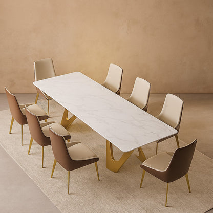 Eterna Modern Marble Dining Set