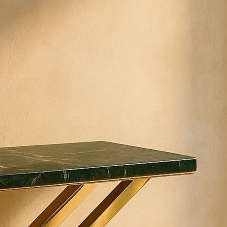 Verde Luxe X Shape PVD Console Table (ACE EXCLUSIVE DESIGN)