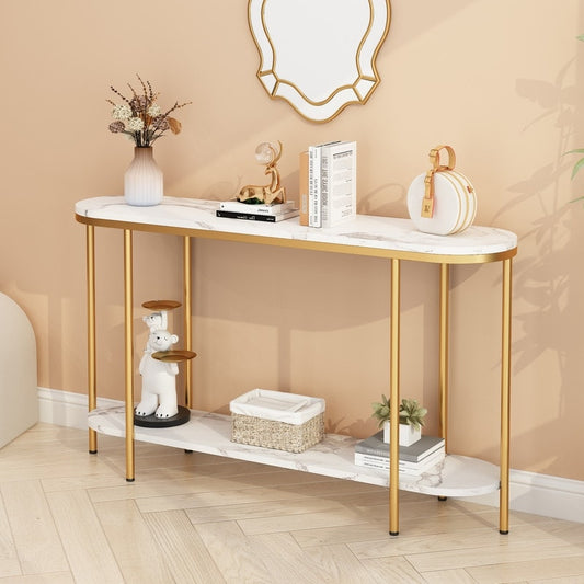 Elevated Style: The 2-Tiered Console Table