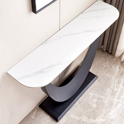 Bold and Modern Console Table with Elegant Simplicity