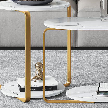 Trendy Nesting Coffee Table Set for Modern Living Spaces