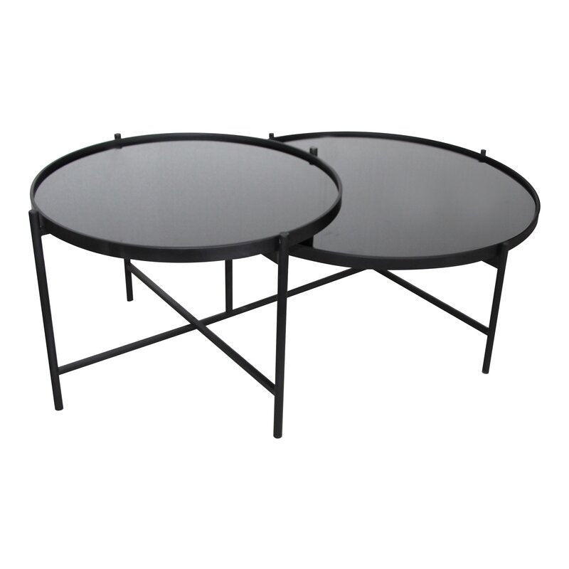 Modern Black Nesting Table Set for a Chic Interior