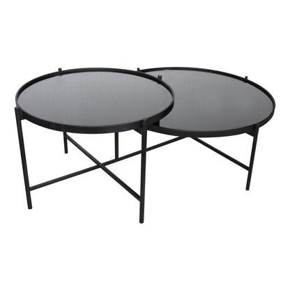 Modern Black Nesting Table Set for a Chic Interior