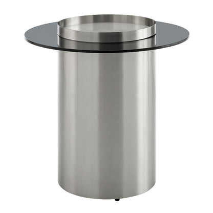 Contemporary Stainless Steel Nesting Table Set for a Polished Look