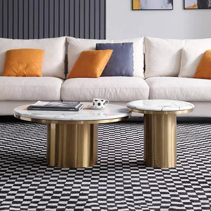 Round Nesting Table Set – Modern Design for Compact Elegance